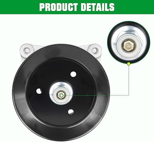 Miniatura 14 de Youxmoto 2 unidades de husillo 187292 192870 apto para AYP, apto para Husqvarna 532187292 539112057 587125401 587253301 587819701, para cubierta