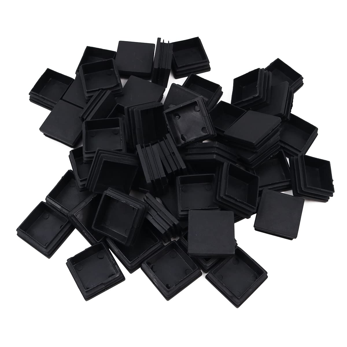 NUZAMASスクエアブラックプラスチックエンドキャップ 50個 Amazon.co.jp: 50 NUZAMASスクエアブラックプラスチックエンドキャップ