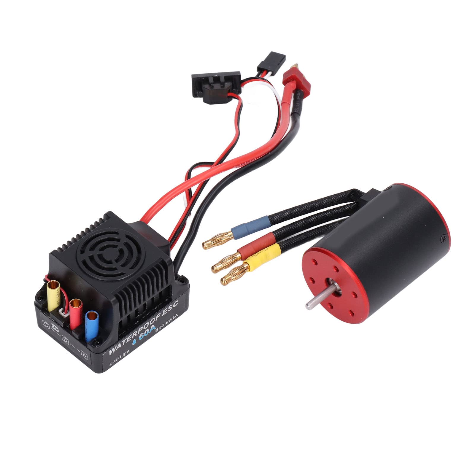 Wodoodporny Bezszczotkowy ESC 60A z Silnikiem 3900KV