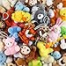 32 Piece Mini Plush Animal Toy Set, Cute Small Animals Plush Keychain Decoration for Themed Parties, Kindergarten Gift, Teacher Student Award, Goody Bags Filler for Boys Girls Child Kid Laxdacee
