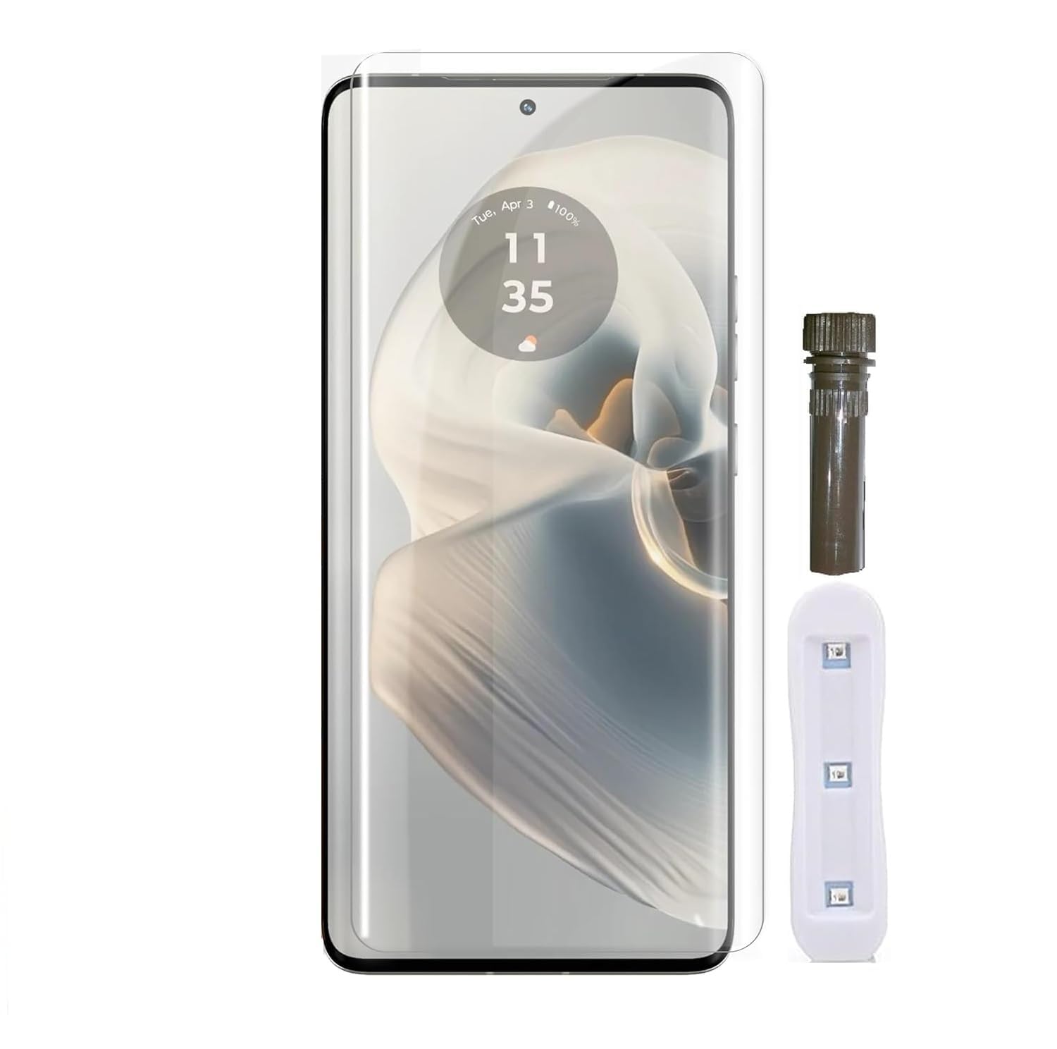 BLACKSHEEP Premium Tempered Glass Design for Motorola Edge 50 Pro 5G Advanced Border Less Full Edge to Edge UV Screen Protector and Easy Installation Kit-(Pack of 1) (B0DCGQ3C8Z) Amazon Price History, Amazon Price Tracker