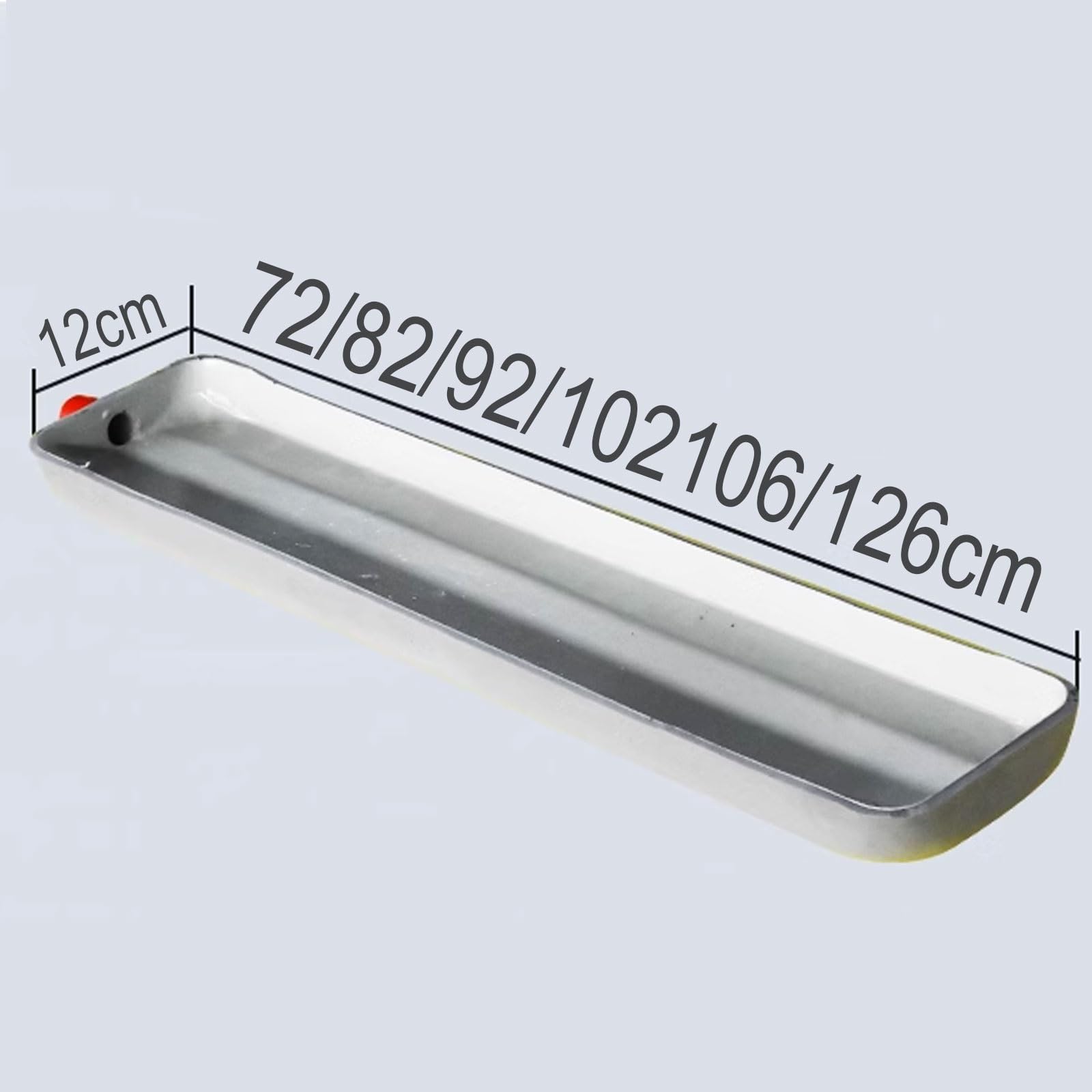Raccogli Condensa Condizionatore Esterno Bacinella di Scarico in Metallo Zincato per Condizionatore d'Aria Universale per Finestre con Tubo di Scarico da(92 * 12CM)