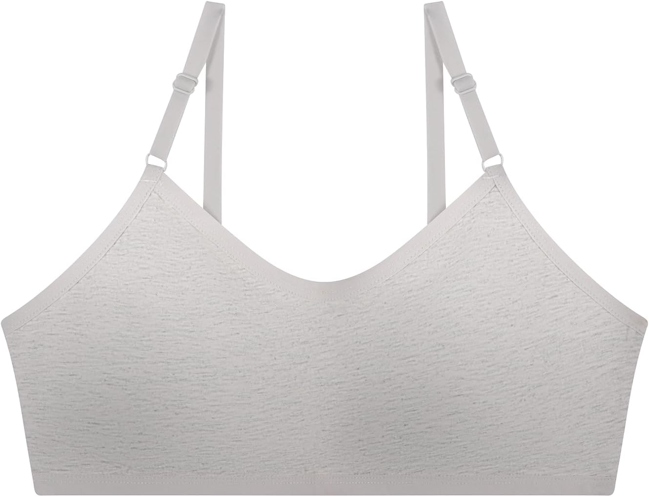 Herepai Big Girls' Adjustable Training Bra Cotton Bras Wireless Light Padded 10-16 Years