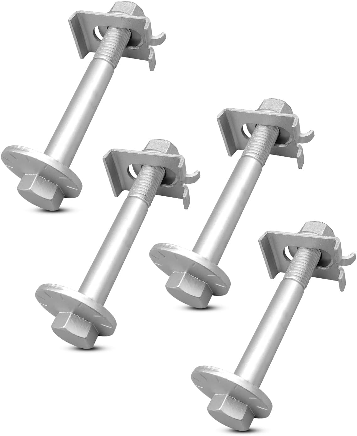 Front Camber Caster Bolts Kit Fit for Ford F150 2015-2024 Expedition Navigator 2018-2024, Lower Control Arm Bolt Alignment Cam Bolts Replace FL3Z-3B236-A FL3Z3B236A, 4Pcs