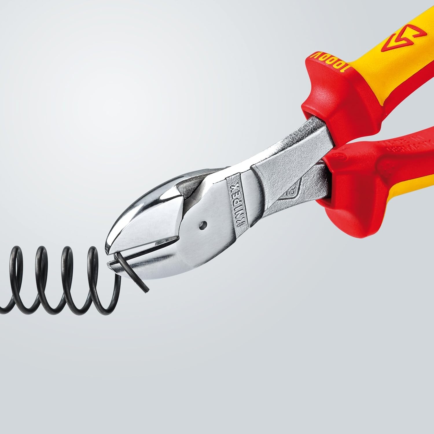 Knipex Pince Coupante Côté Forte Démultiplication 250mm VDE 74 06 250 T - Avec Oeillet Antichute