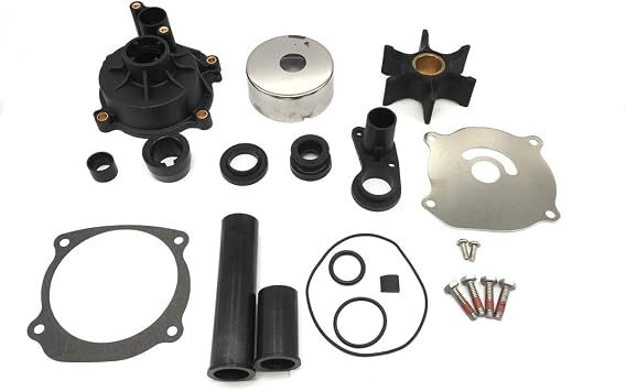 Water Pump Repair Kit Replacement with Housing for Johnson Evinrude V4 V6 V8 85-300HP Outboard Motor Parts 5001594 Sierra Marine 18-3392 390768 391637 392750 393082 395060 395062 435447