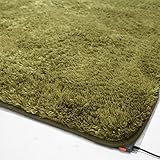 ホットカーペット・カバー モリス 1畳用（190x100cm）+ホットカーペット本体セット オリーブグリーン