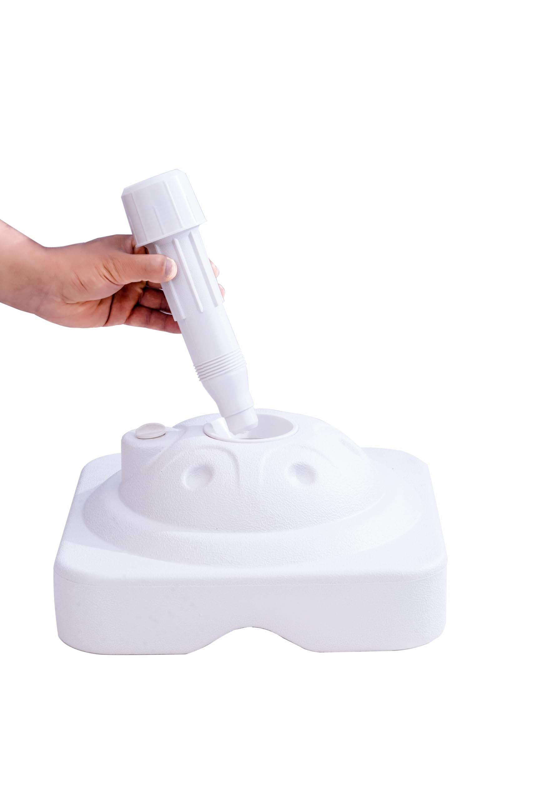 Amazon.co.jp: 【10台セット】8L 白色 のぼりポール用 立て台・注水台