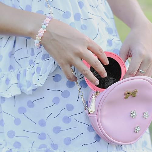 Miniatura 6 de TOSAMZOO 3 cepillos plegables para el cabello de viaje con espejo, mini peinecepillos húmedos, compactos con bolsillo para bolso de mano para