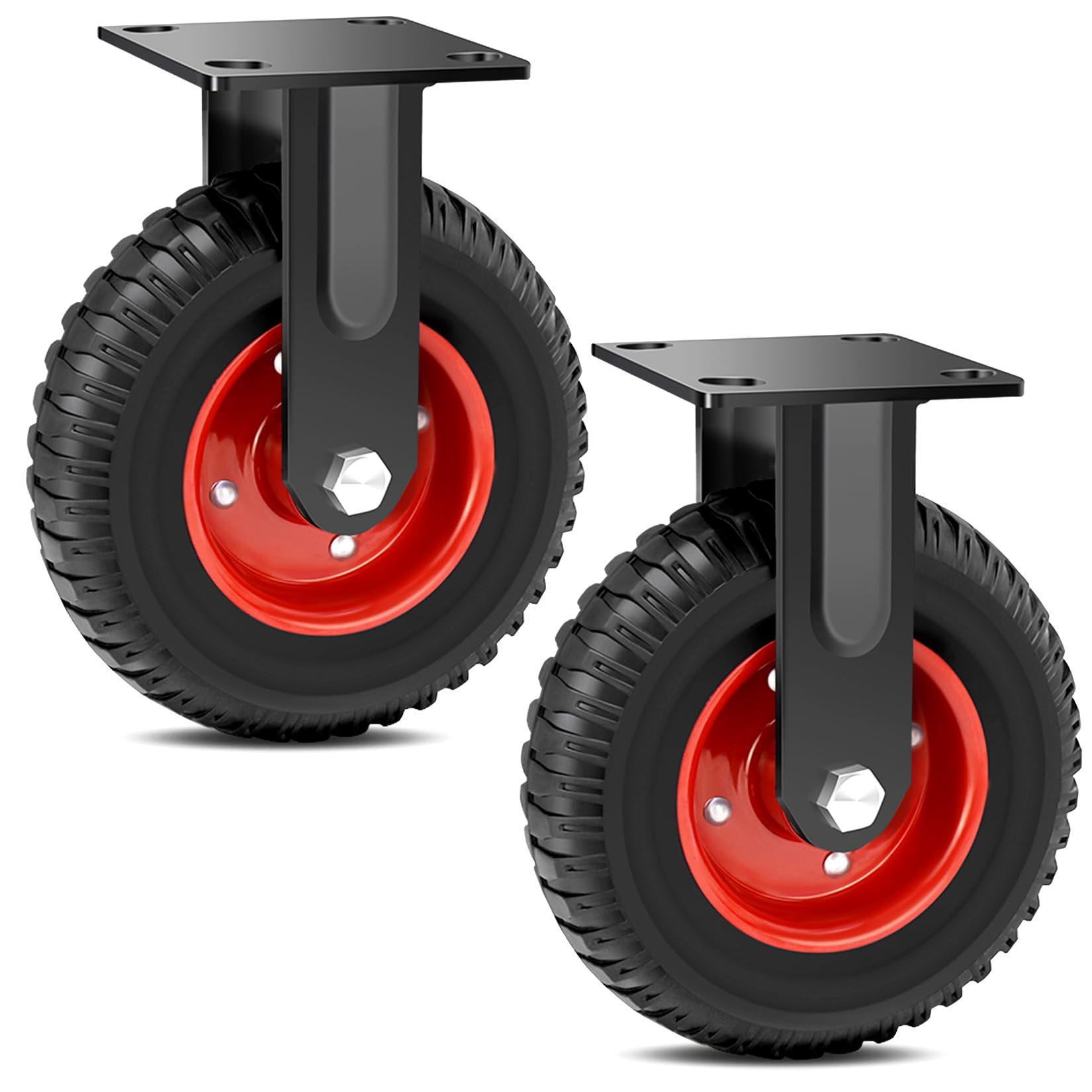 Heavy Duty Caster Wheels - 1080lbs Capacity -8 Heavy Duty Caster Wheels - 1080lbs Capacity -8