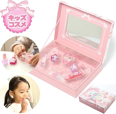 Amazon マザーガーデン Mother Garden うさももちゃん おしゃれ キッズ ミラー付き コスメ ボックス マニキュア リップ グロス アイシャドウ付き 女の子 子供用 998 メイクアップ おもちゃ