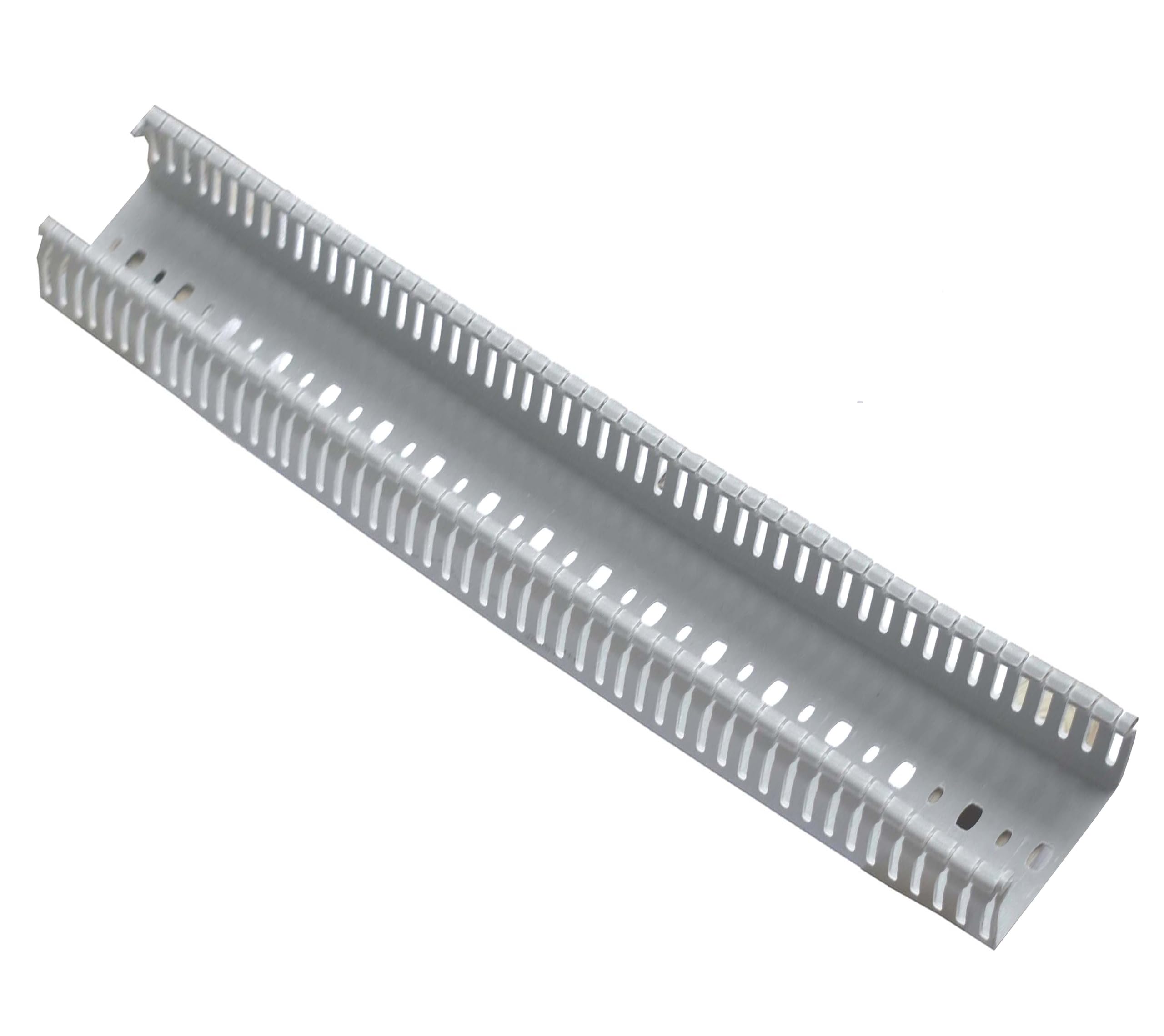Casing for Hiding Wire Cable Insulation Tube Horizontal Patti PVC Cover for Computer Wire Desks Hide Cable Management Duct Channel 3 inch 1 Meter Length-image-12
