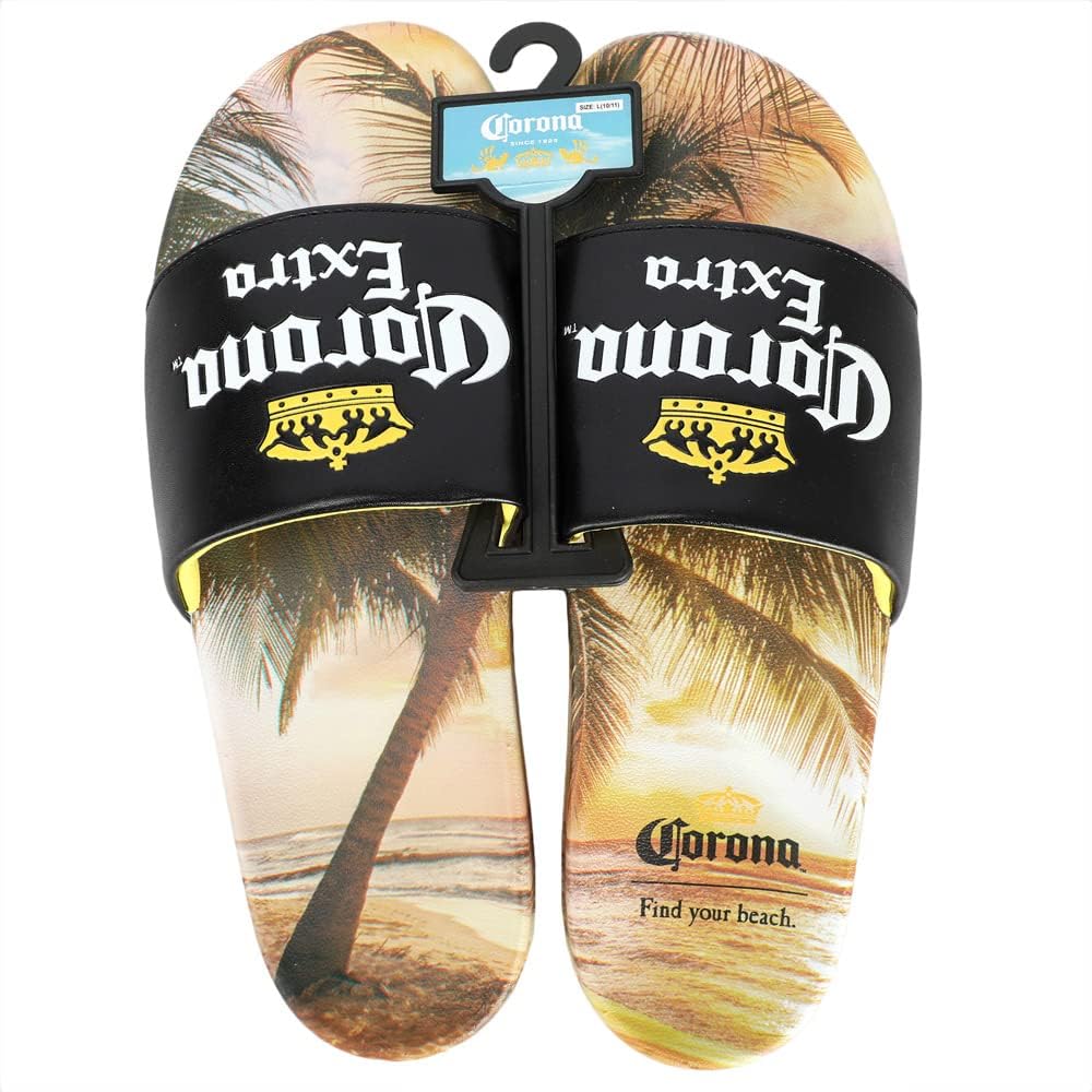 Bioworld Corona Extra Beach Graphics Men's Slides
