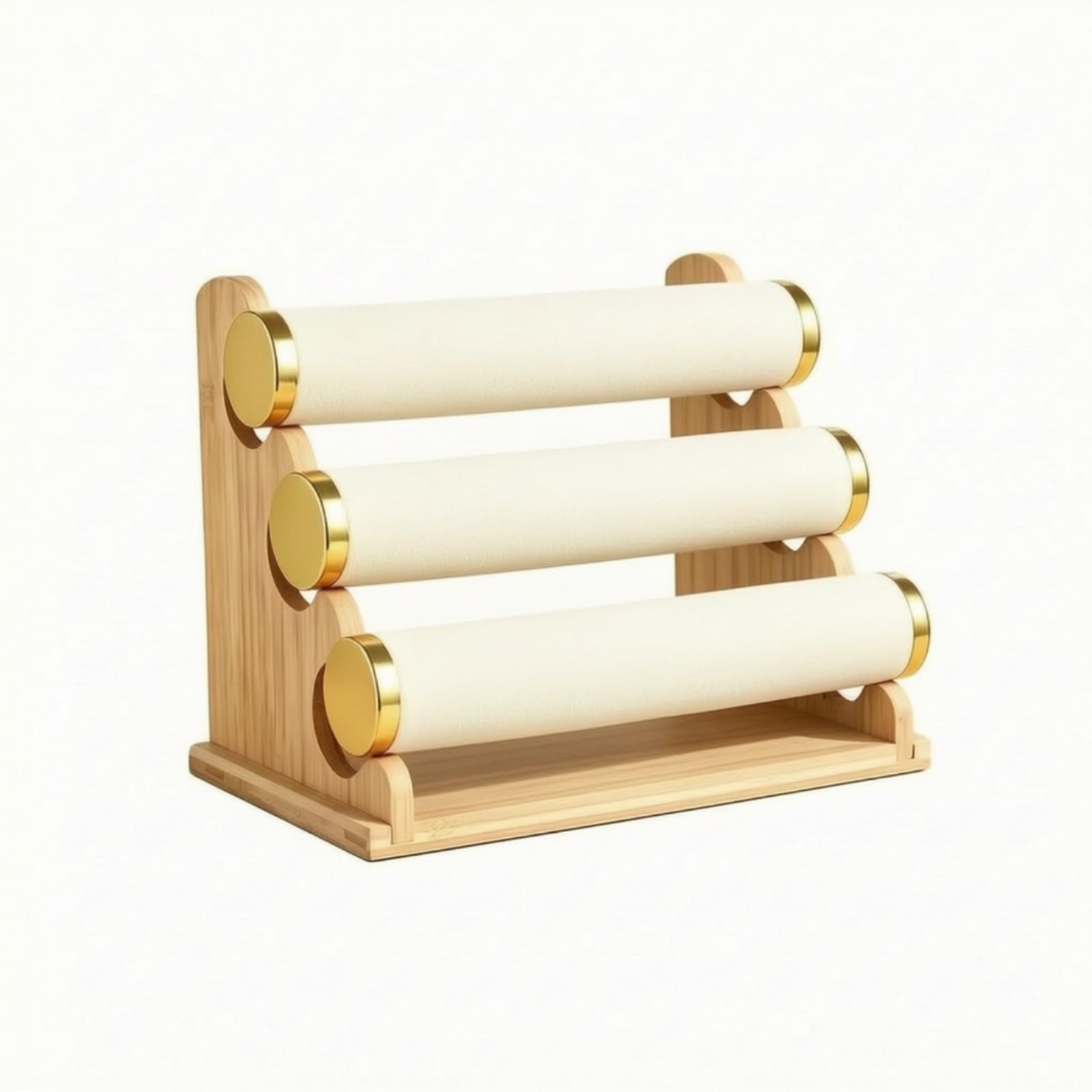 Expositor Pulseras Visible Joyero | Vertical, Soporte Joyas 3 Niveles, Resistente, para Tocador, Tiendas, Mujeres,