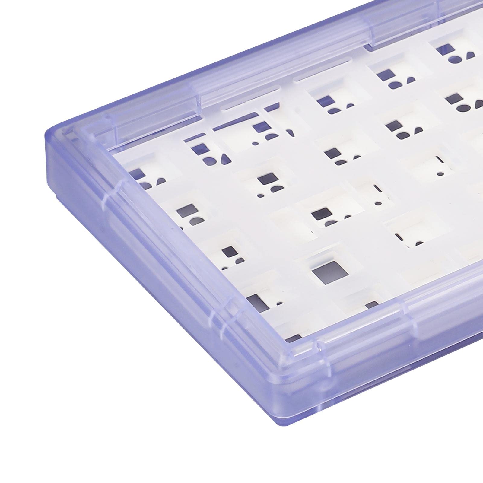 Kit de Clavier Mécanique DIY, 67 Kyes Switch Hot Swap Type C 5Pin 3Pin Switch Clavier de Jeu Personnalisé, RVB Rétroéclairé Haute Dureté ABS Shell Éponge Insonorisée pour Win7/8/10/XP(Violet)