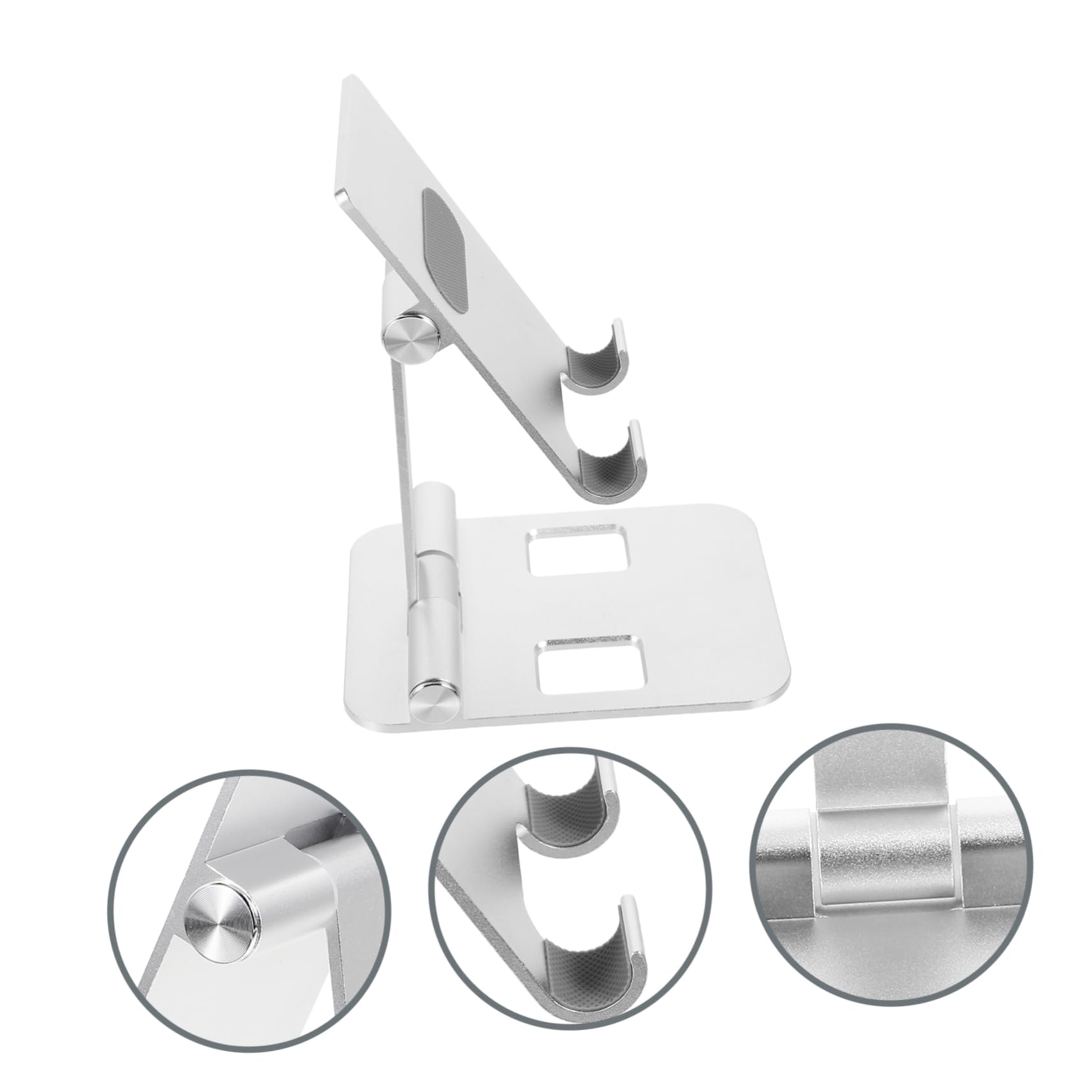 CHILDWEET 1pezzi Supporto Per Smartphone e Tablet Stand Da Tavolo Lega Di Alluminio Design e Portatile Compatibile Con Dispositivi Elettronici Per Visionare Video e Lavorare Da Casa