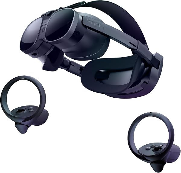 HTC Vive XR Elite with Deluxe Pack â€” Mixed Reality and PC VR Headset + Controllers