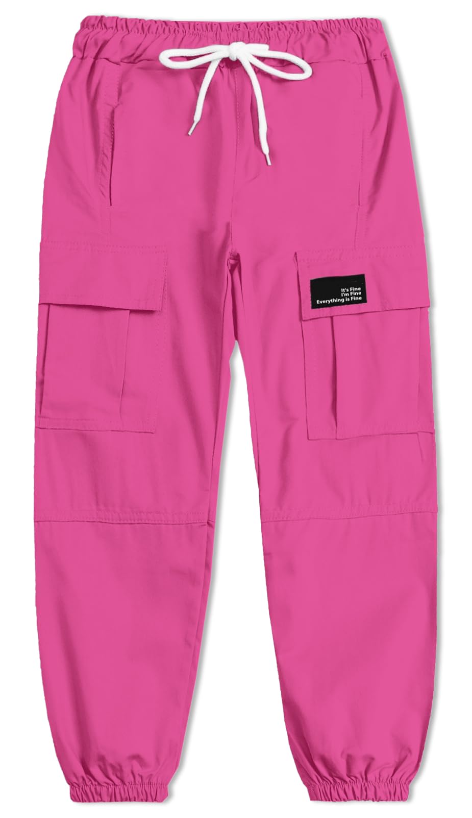 Cromoncent Girls&amp;Womens Cargo Pants Outdoor Jogger Pants, 6Y-XXL
