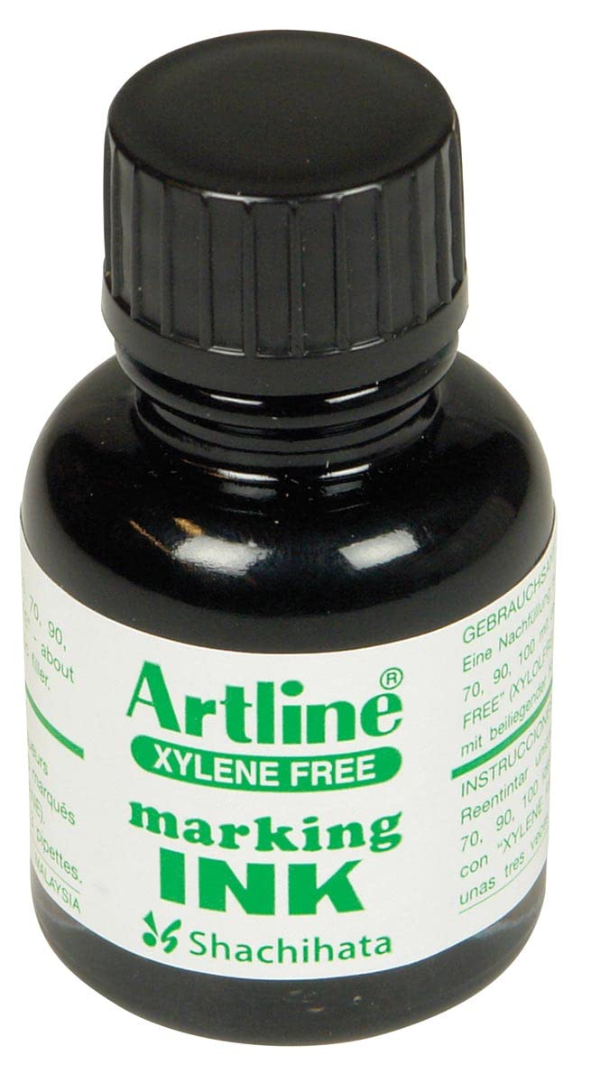 AR86000 Artline 100 Marker Refill Ink Black 20cc ESK201