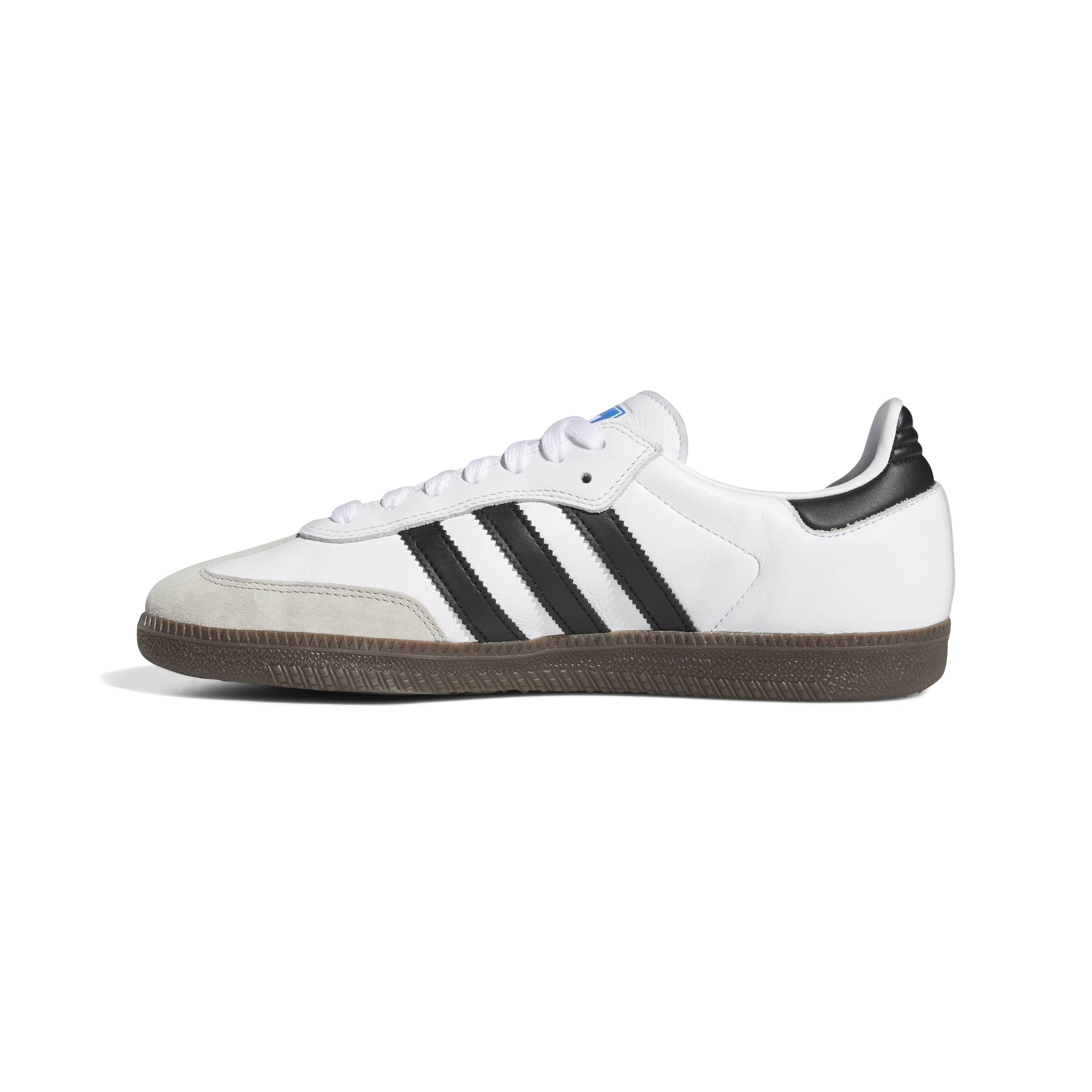 adidas Men's Samba ADV Skate Shoes - Cloud White/Core Black, Size: 8.5