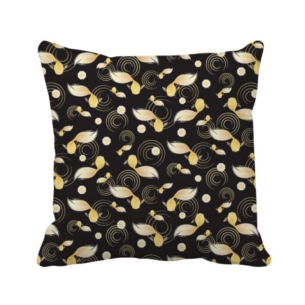 Coussin Fleurs Ripple Oreiller Canapé Confortable Décoration Salon 40 x 40 cm