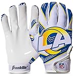 Franklin Sports NFL Los Angeles Rams Youth Football Receiver Gloves - X-Small/Small