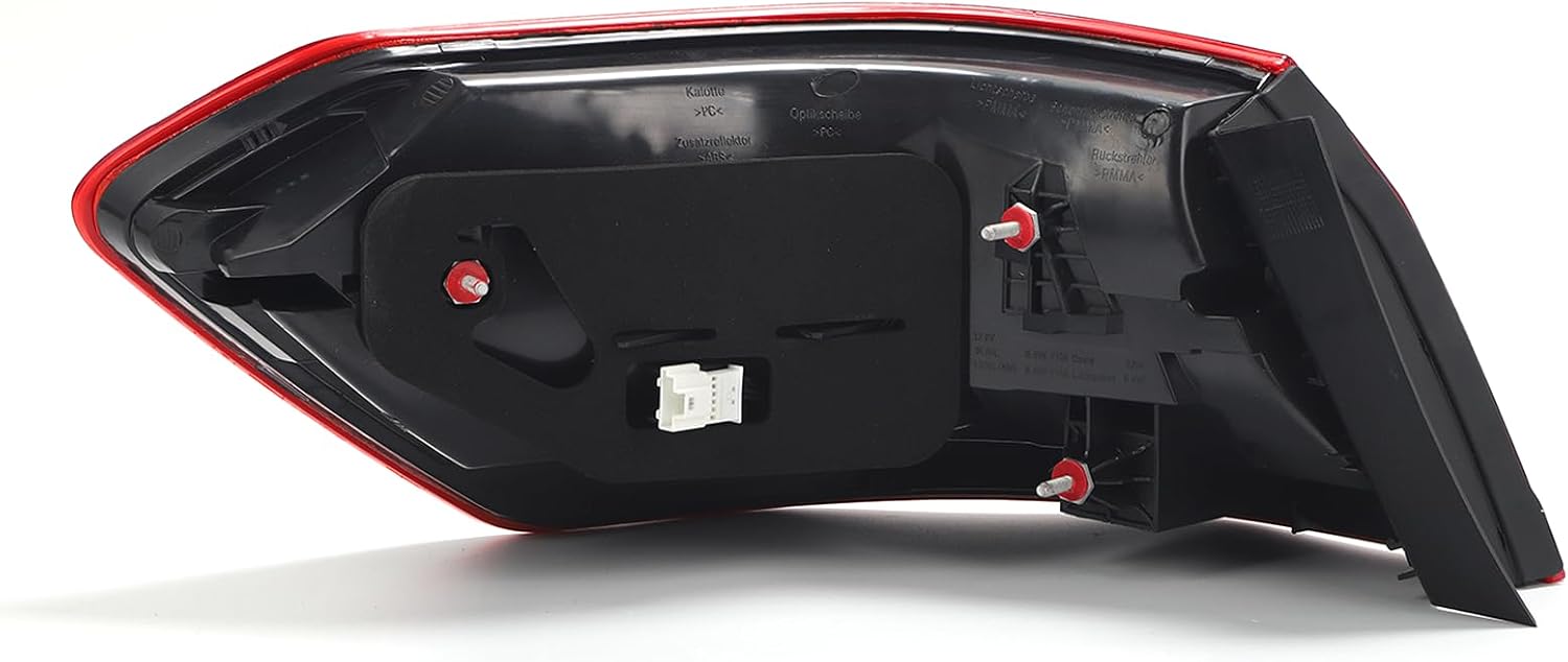 LED Type Outer Tail Light Lamp Assembly Compatible with Mercedes Benz W212 E350 E550 E63 AMG 2010 2011 2012 2013 Rear Tail lamp Bake Lamp 2129060858, MB2805106(Right Passenger side)
