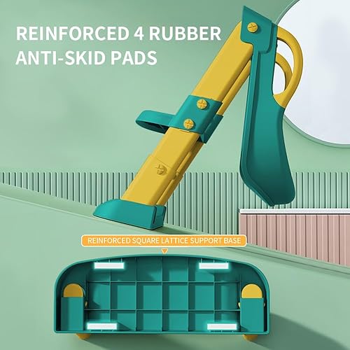 Miniatura 10 de Asiento de inodoro de entrenamiento para niños y niñas, asiento de inodoro con escalera, asiento plegable para inodoro con diseño antideslizante,