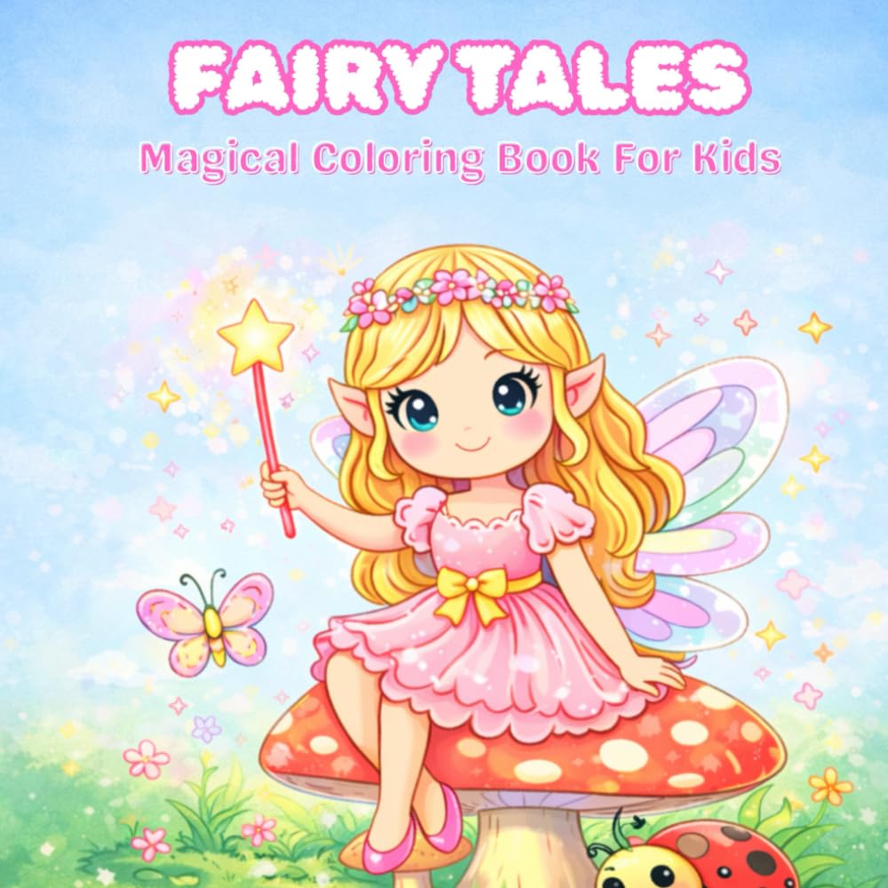 Fairy Tales: Magical Coloring Book For Kids