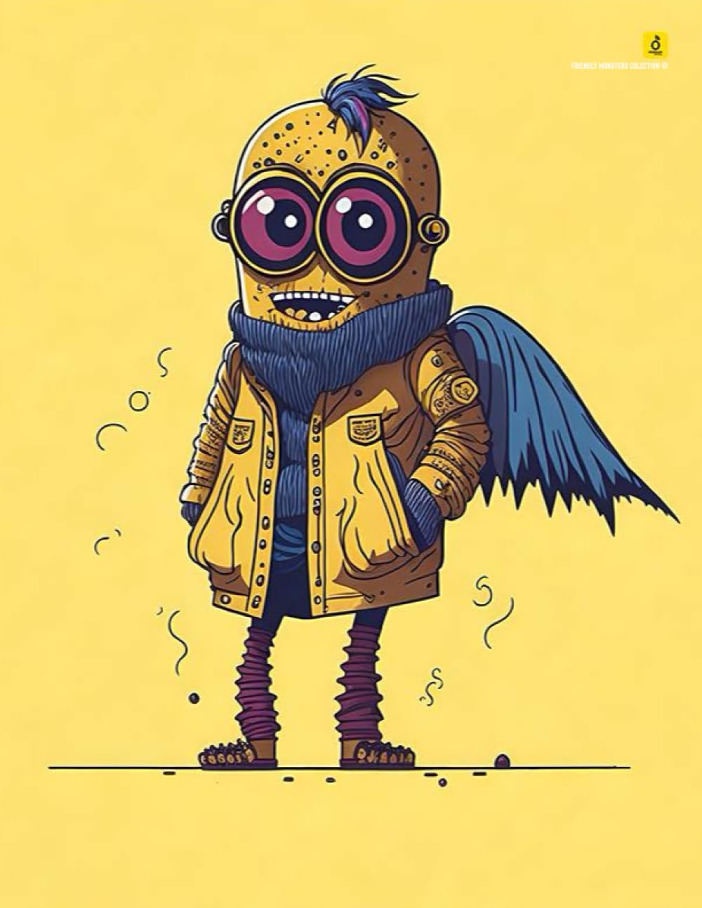Friendly monster notebook 155 le cahier anti page blanche pour enfants sans inspiration