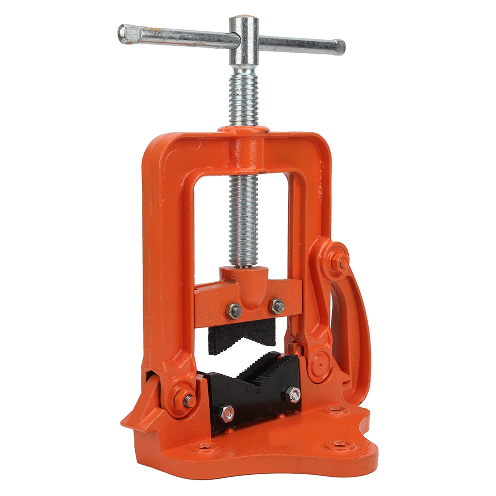 Tornillo de banco para tuberías Herramienta de engarzado resistente de acero con alto contenido de carbono para abrazaderas de tuberías de agua AK 6429 Diámetro máximo de sujeción