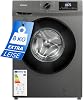 Bomann Washing Machine 8 kg Max. 1400 rpm Robust Quiet & Durable Inverter Motor 15 Washing Programmes LED Display with Steam Function WA 7185 Titanium [Energy Class A]