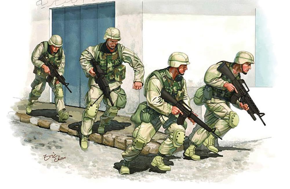 Amazon | トランペッター 1/35 アメリカ陸軍 現用歩兵 イラク 1/35