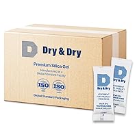Vista 15 de Dry & Dry - Paquetes de gel de sílice de 0.11 oz, seguros para alimentos y farmacéuticos, deshumidificadores desecantes recargables, paquetes de gel