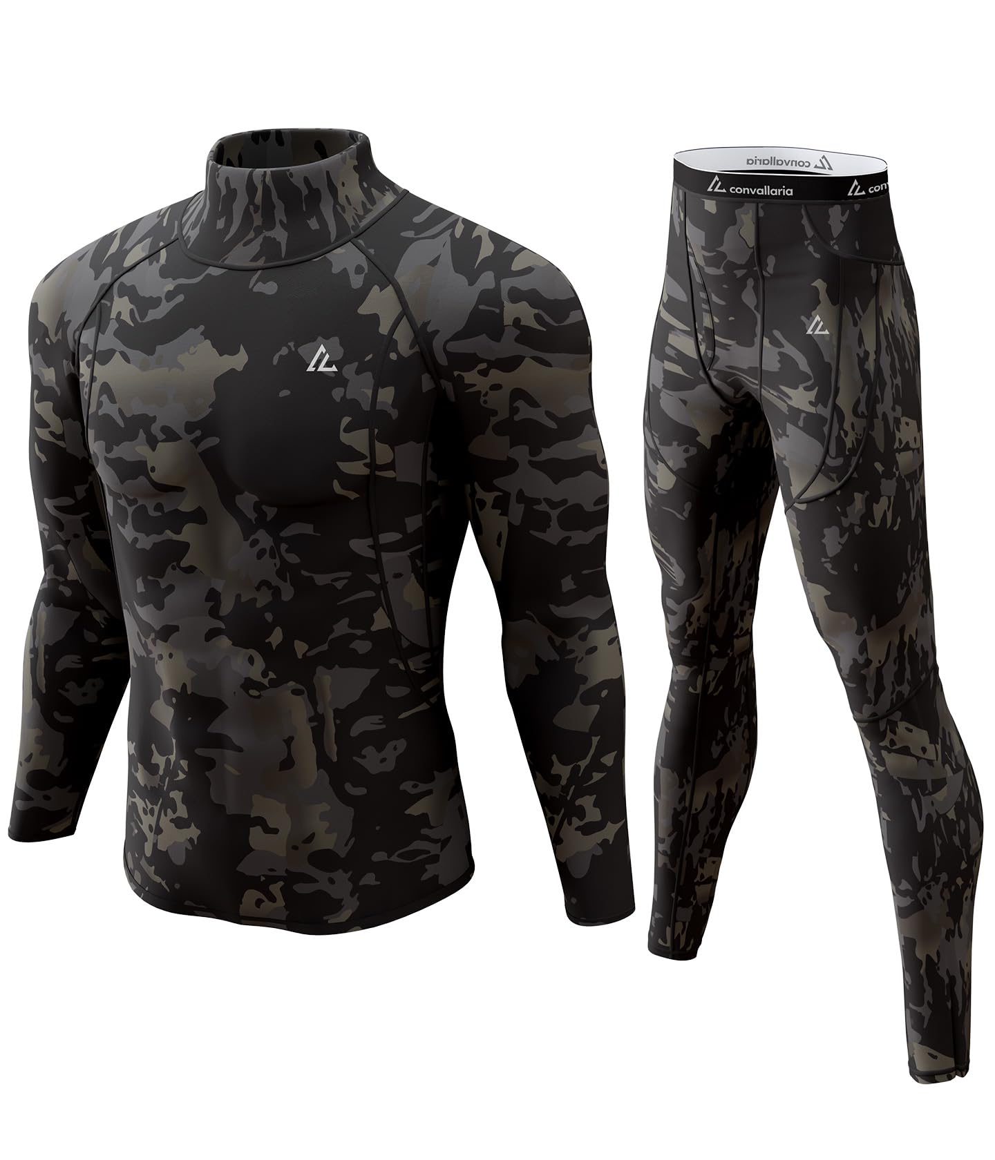 Mens Thermal Underwear Long Johns Set Cold Weather Hunting Base Layer