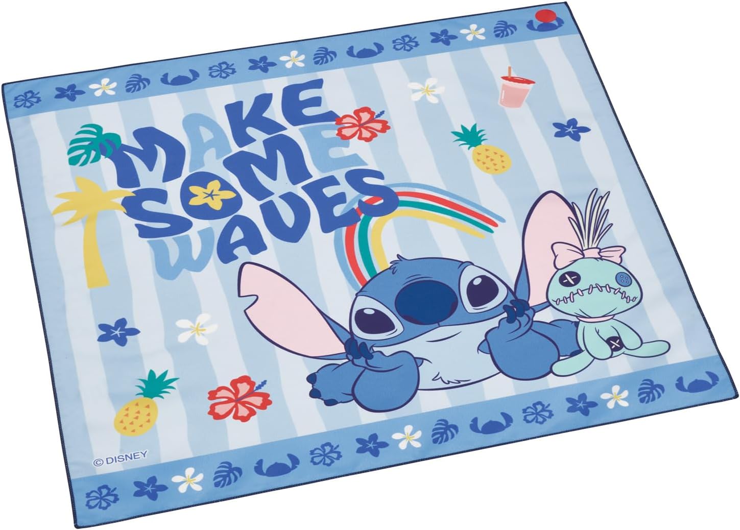 Skater KB4SN-A Children's Bento Lunch Cloth, 16.9 x 16.9 inches (43 x 43 cm), Made in Japan, Disney Lilo & Stitch, 26