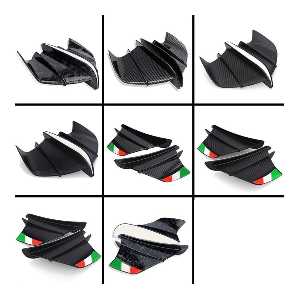 Moto Ali Spoiler Spoiler Anteriore Per Daytona Per Moto2 765 955i 600 650 675 675R TT600 Kit Alette Per Moto Carenature Accessori