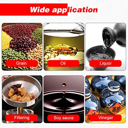 Funil de aço inoxidável para ferramentas de cozinha Funil de frasco para canalização de grãos de óle