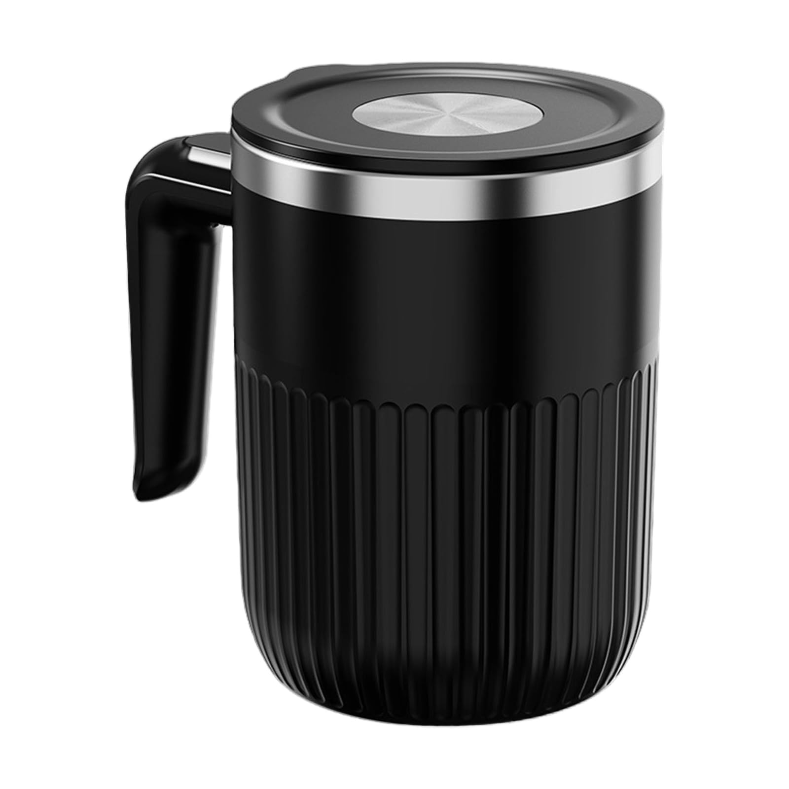 Buxuaaaa Black Easy To Clean Automatic Stirring Cup Featuring Detachable Stirrer Drink Mixing Machine For Various Beverages Coffee Automatic Stirrer
