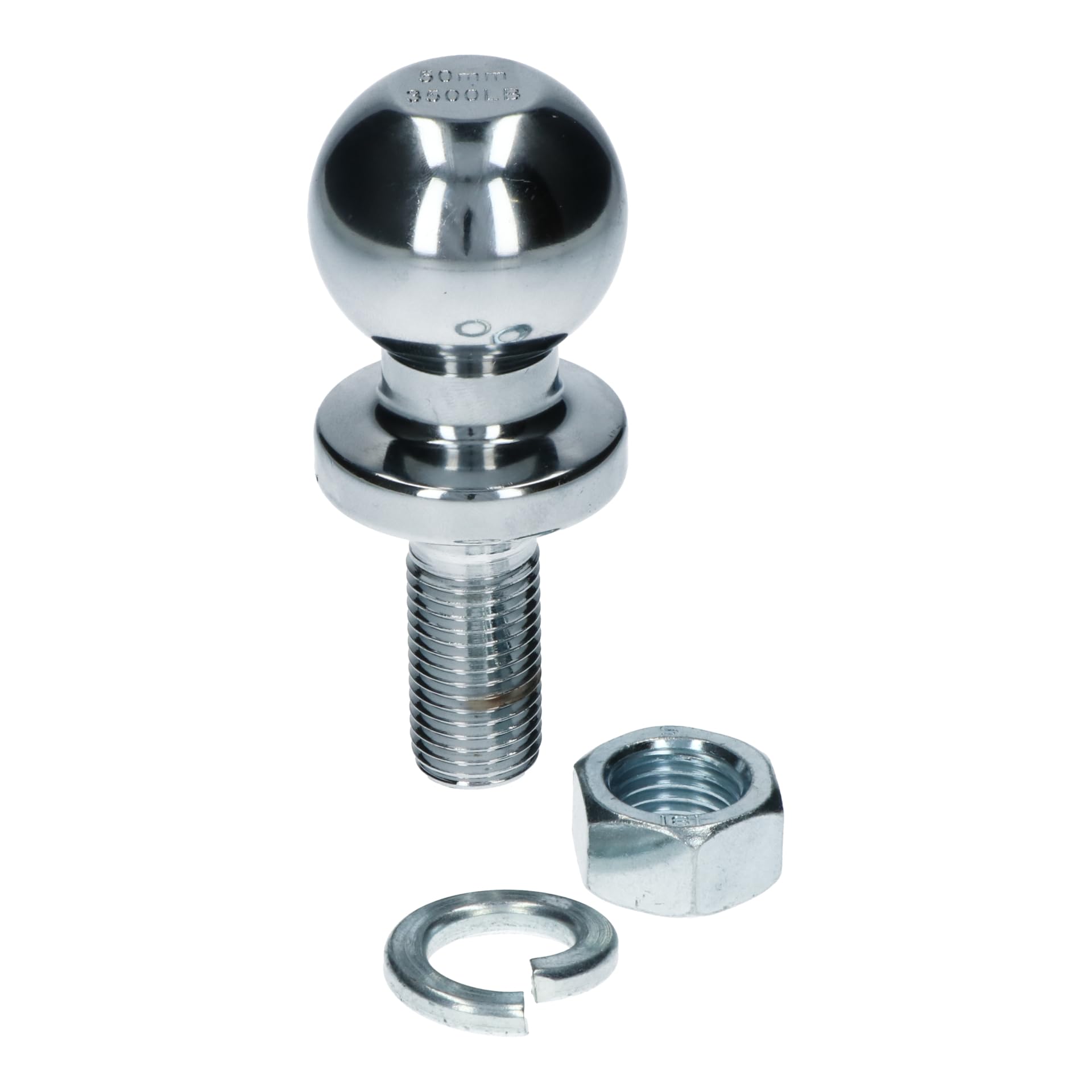 Carpoint 25205 Sfera per Avvitare, Diametro, 50 mm, M22X2.5 mm, 1.5 T
