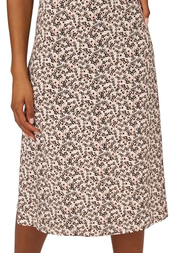 Image of Adrianna Papell Women's Ruffle Neck Short Sleeve Dress