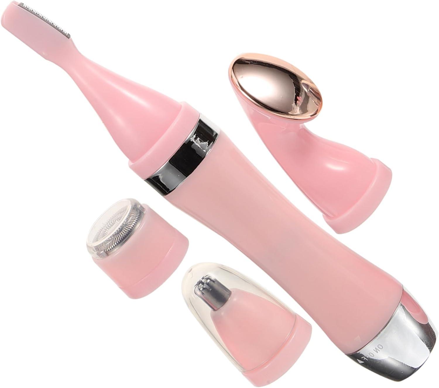 Women's Electric Facial Hair Remover Body Hair Shaver with Comfortable Grip Painless Trimming and Cordless Design No Battery Included
