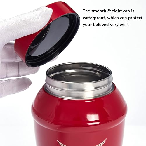 Miniatura 33 de Urna de mariposa mediana para cenizas humanas adultas, hembra, macho, urnas decorativas de cerámica verde para cenizas humanas mujeres/mamá/madre