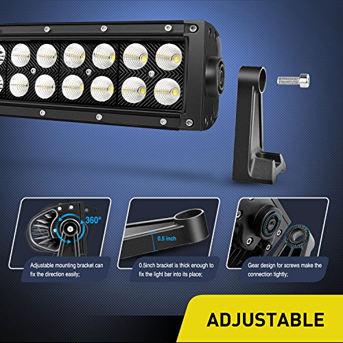 Nilight - 71013C-A 32" 180W Spot Flood Combo High Power Led Driving Lamp Led Light Bar Off Road Fog Driving Work Lights For Suv Boat Jeep Lamp,2 Years Warranty #TOP5