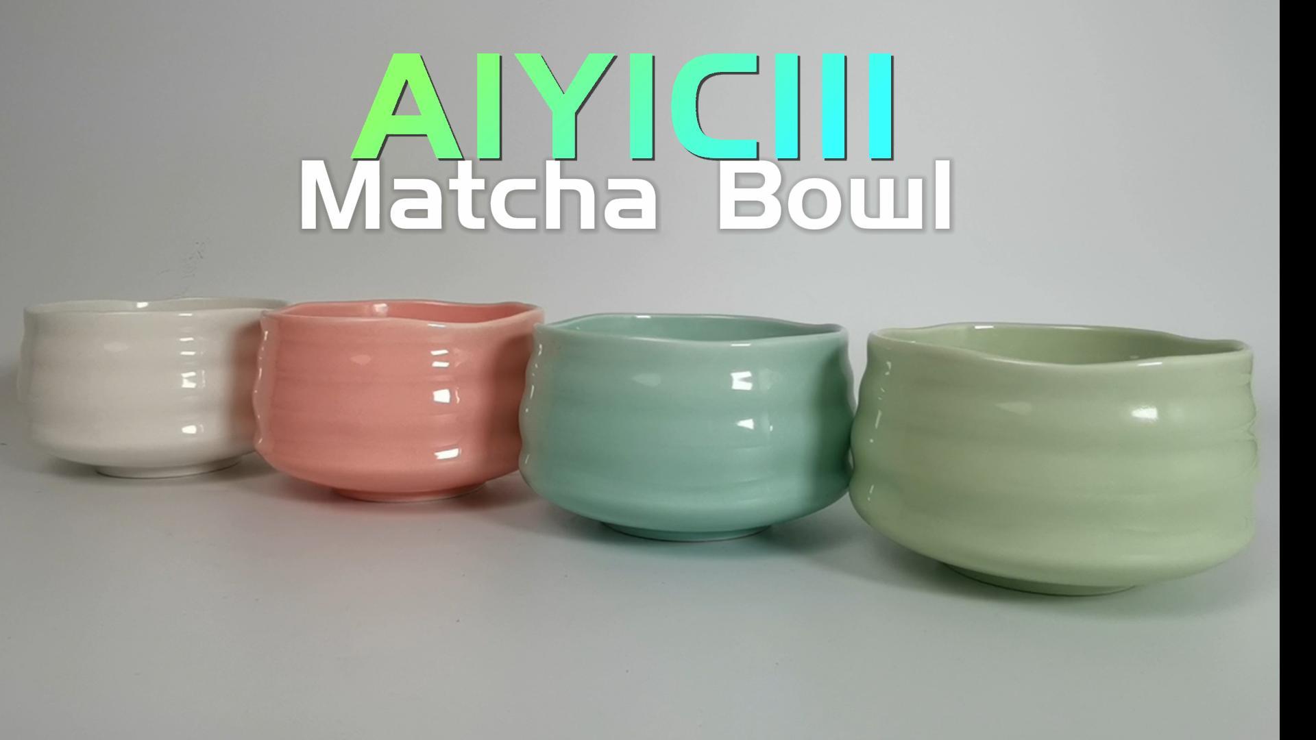 AIYICIII Ceramic Matcha Bowl, Handmade Japanese Green Tea