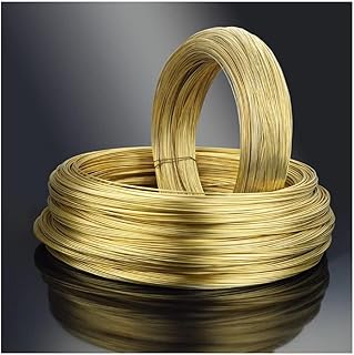 H65 Brass Wire Diameter 0.3mm0.4mm0.5mm0.6mm0.7mm-5mm Brass Line, Bare Copper Wire, 1pcs (Size : 4.0mm 5M)