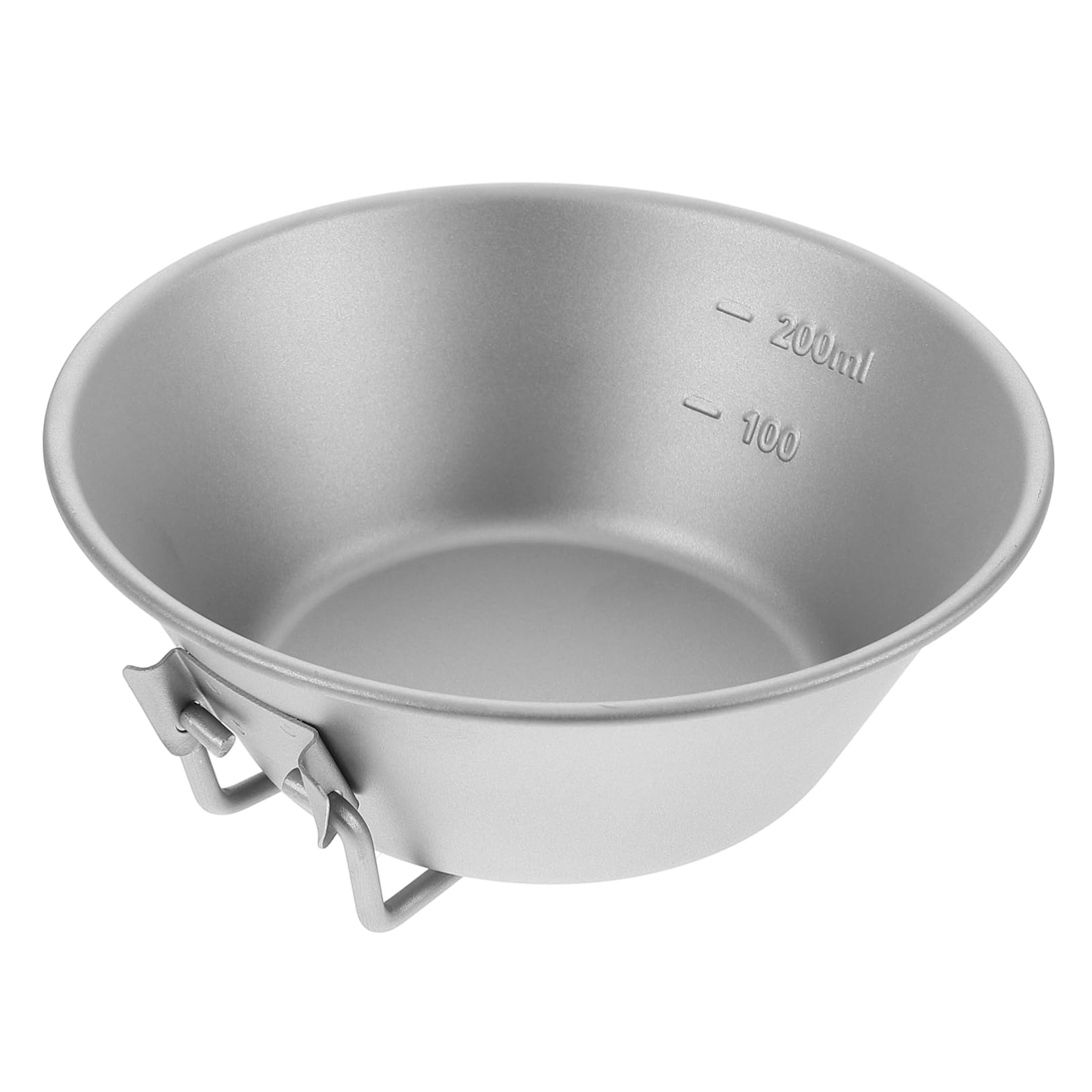 PRETYZOOM Stainless Steel Portable Camping Bowl Appetizer Cup Condiment Bowl Snack Dish for Hiking Picnic Outdoor Activities