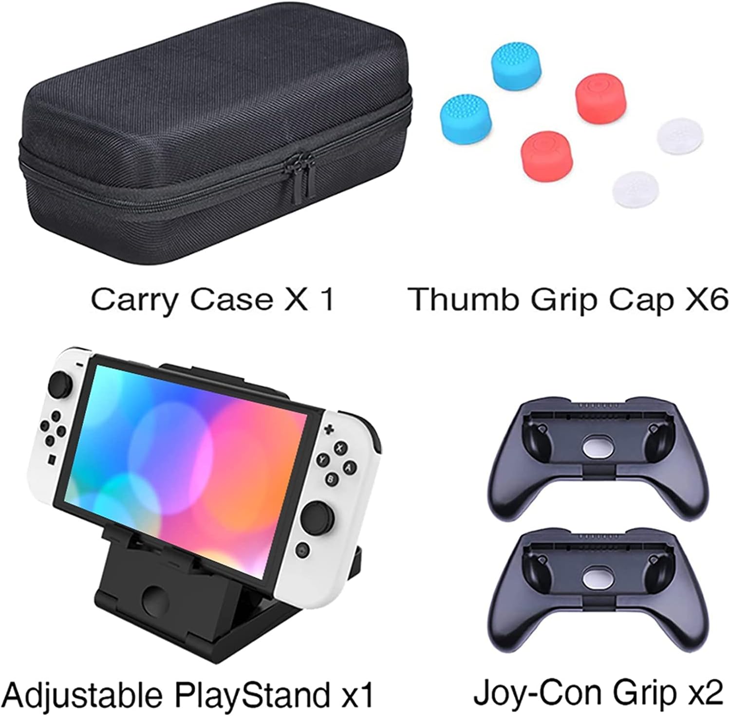 Crazy Clearance HEYSTOP Switch Carrying Case Compatible with Nintendo Switch, Portable Travel Case with Screen Protector, 6Thumb Caps and PlayStand, Case for Nintendo Switch Accessories and Games, (Red/White) Flash Deals - 80% OFF HEYSTOP Switch Carrying Case Compatible with Nintendo Switch, Portable Travel Case with Screen Protector, 6Thumb Caps and PlayStand, Case for Nintendo Switch Accessories and Games, (Red/White)