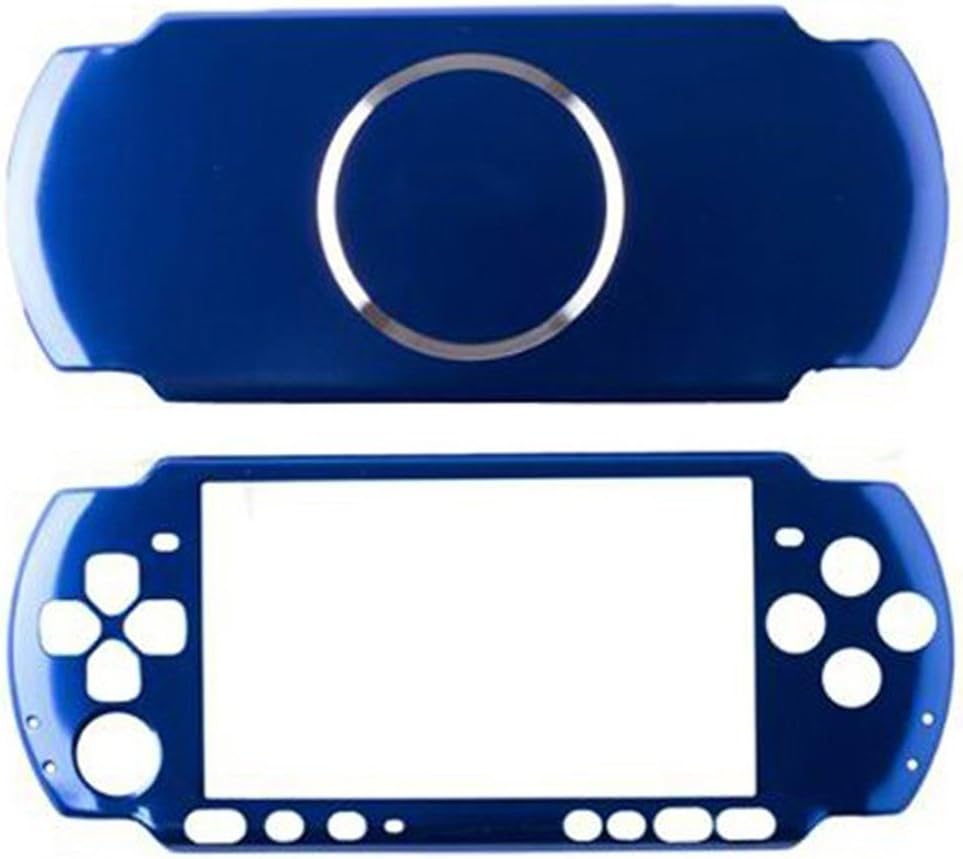 Gametown New Repair Front Faceplate Shell Case Cover Replacement For Sony PSP 3000 3001 3003-Dark Blue
