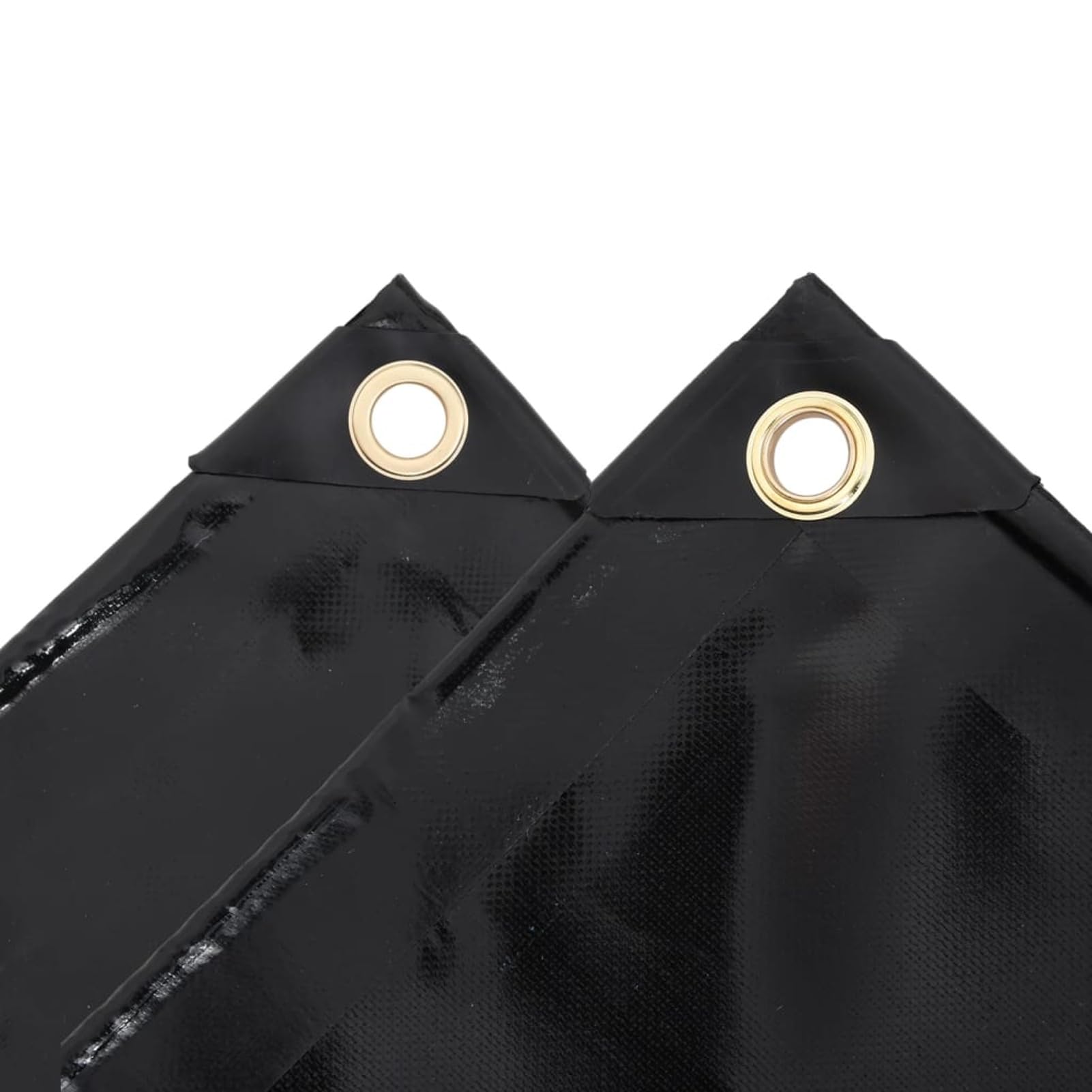 Homgoday Lona 650 g/m² 3x4 m Negro Lona Impermeable Exterior, Toldo Reforzado Protección contra UV, con Ojales para Leña, Muebles, Jardín, Piscinia, Vehículos